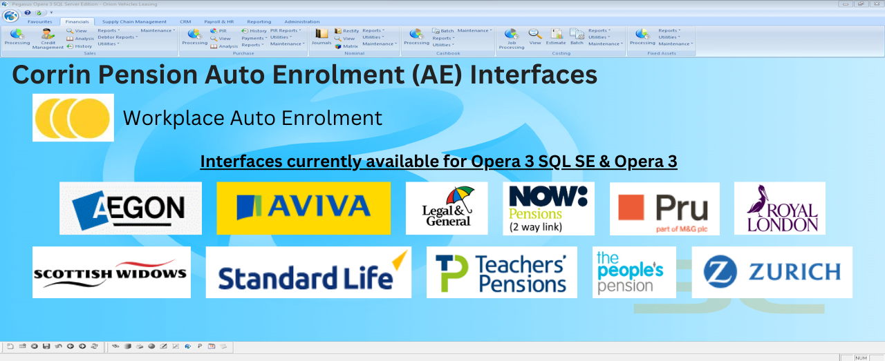 Corrin - Pension Auto Enrolment (AE) Interfaces