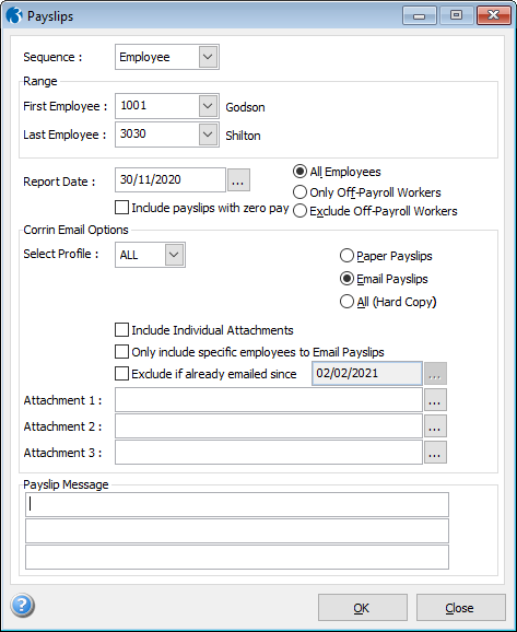 Email Payslips/P60s/P45s