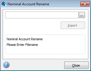 Nominal Account Rename